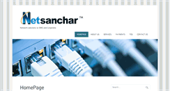 Desktop Screenshot of netsanchar.com